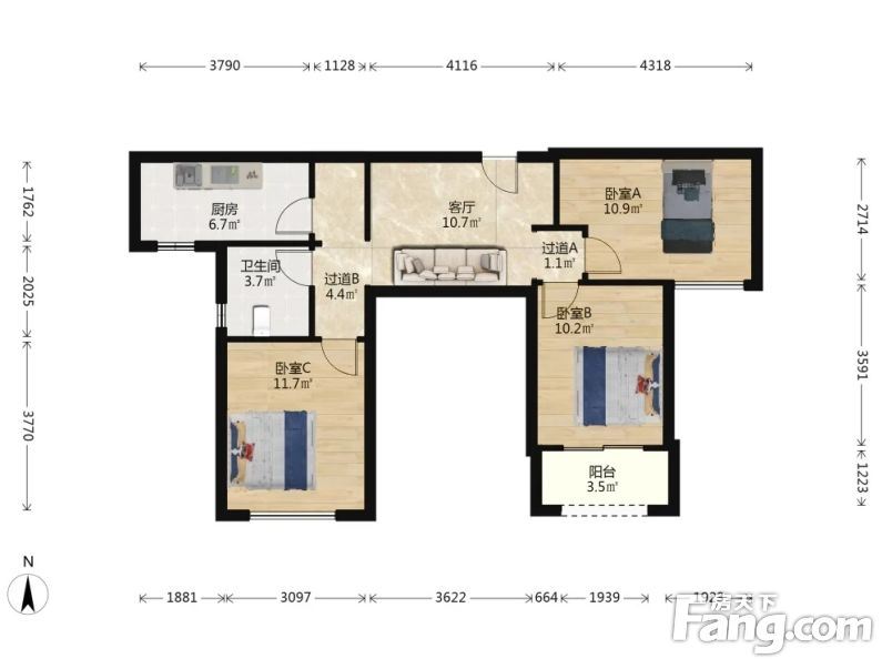 融创城融璟园不需要华丽的词汇好房子一看就知道了