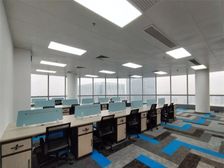 比肩珠江新城写字楼,靓装带家具出租,负一楼地铁