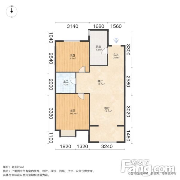 新城樾风华户型图片