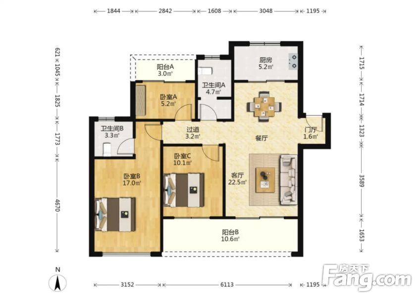 绿地国宝2期洋房毛坯诚心出售