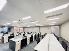 金融城汉银广场 500方 60人员工区 6个房间带家具拎包