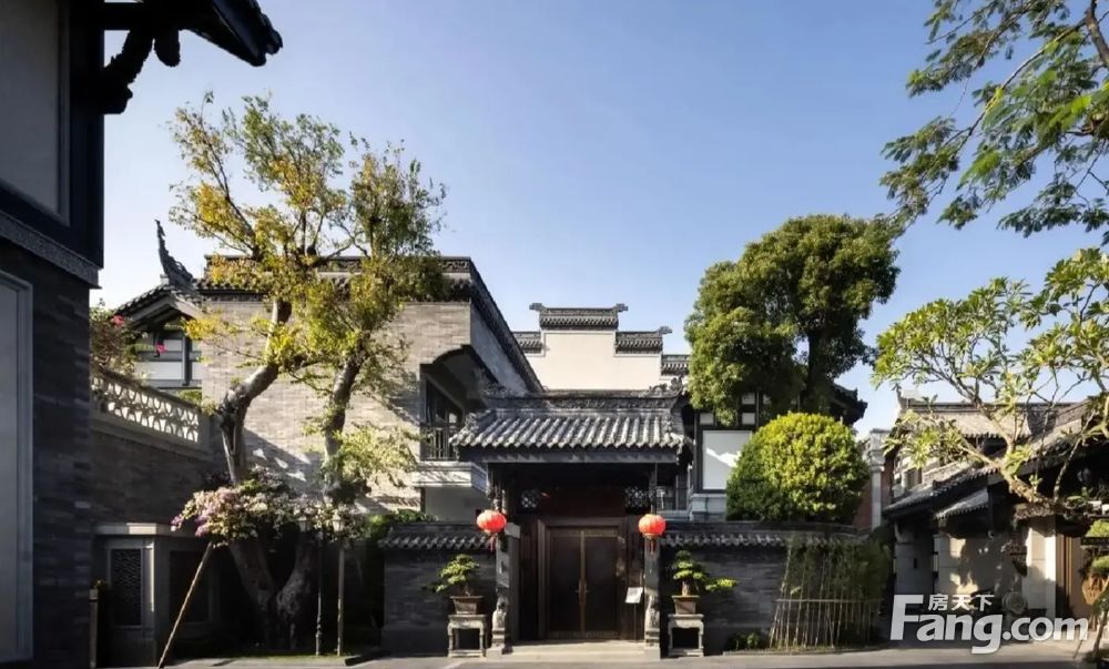 (横琴香洲埠)210-610㎡尊贵非遗4合院,珠海横琴横琴华融琴海湾别墅