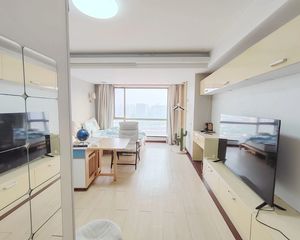 国贸永安里长安驿,45平开间,330万,南向,高楼层,阳光好