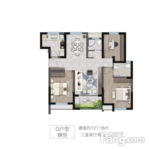 4号线口 月亮岛沙之船 明发国际 大三房 毛坯 随时看房