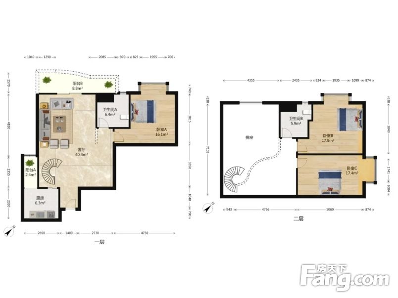 双轨交汇电梯洋房天鹅星座套三双卫