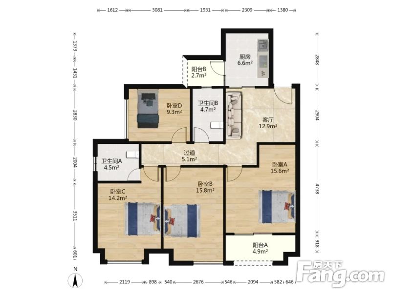 免贷款费 可联系全成都任一房源,成都天府新区华阳美城悦荣府二手房