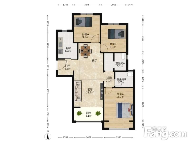 瀚宇天悦城一期210万元隆重出售