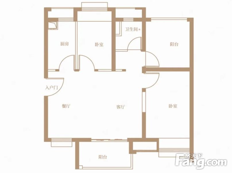 保利时光印象73平2居