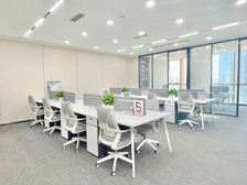 双地铁口+电梯口!轻奢商务接待风丨4隔间26工位·精装带家具