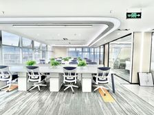 地铁上建丨艺术装修!4隔间24工位丨高区双采户型·接待办事处