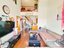 电梯复式(阁楼30平方)一梯两户得房率高!户型正气南北直通!