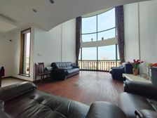 中虹花园 虹韵家园 电梯复式 挑高6米客厅 中心花园景观房