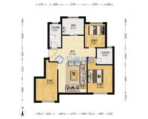 碧桂园天寰 电梯洋房 精装修 全明户型 三室两卫 临近地铁