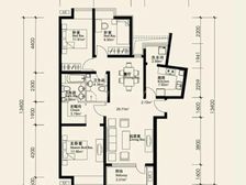 蓝调国际南北通透高楼层三居双卫124米1060万