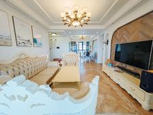 玫瑰城大平层 新欧式豪装 带3个车位 一线湖景 三中地铁环绕