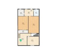 挑高层,1梯3户双南带30平院子,满五年,地铁口90米,诚售