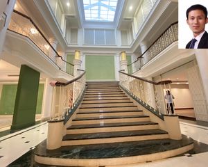 实拍!实卖!财富公馆,欧式城堡,带电梯,临公园,院1000平