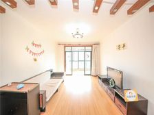 【新出】【送车位】简欧风情小区,配套好,正对花园位置