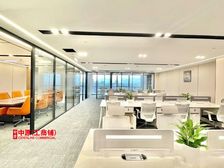 汉中路地铁口丨泰禾大厦丨精装289平带家具丨对电梯丨拎包办公