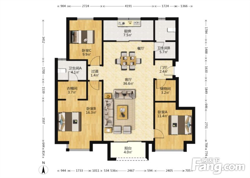 万科理想城 6层小洋房 低密改善住宅 公园旁 跌铁口