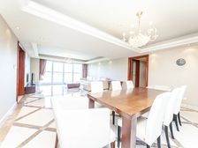 金色海岸新出273方,平层四房户型,小区花园位置,一线江景