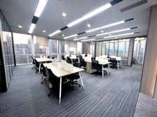 天河珠江新城 富力盈通 300方出租 新装修配家具