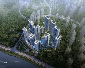 滨江一线江景大平层全玻璃幕墙室内精装豪宅