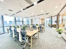 世纪城双地铁口丨精装4隔间18工位丨电梯口旁,昭示性强