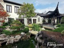 苏式园林典范之作.融创苏州桃花源.地下挑高5.8米.南北花园