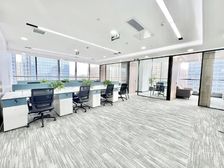 免中介费!大气前台适前台,4隔间24工位!双面采光,无加时费