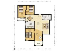 明泽丽湾 2室1厅 94.8平