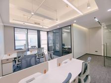 鼓楼湖南路地铁口 苏宁银河 豪装带家具 新空出 拎包办公实拍