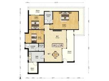 云山诗意 3房4阳台 2梯3户 居家装修