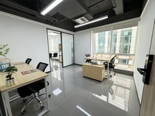 岗顶地铁口高端写字楼出租 有共享配套 带家具拎包办公