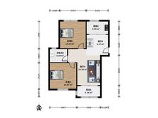 已看好了房子,急售,商品房1梯2户,精装南北2房2厅,近地铁