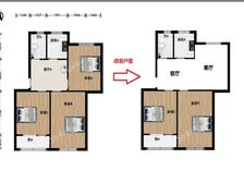 电梯房,1梯2户3房,可改2房2厅全明,近公园,地铁