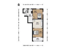 业主看了房子,新挂牌急售,边套2房,厨卫全明。地铁口100米