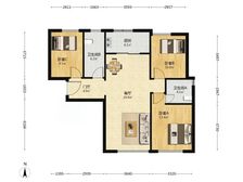 全运村云实园 三室两卫 南北通透 精装修 私产满5年