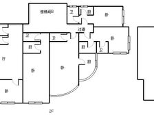 盛世嘉园顶层大平层 358平精装7房 满五