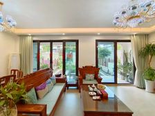 金科联排带地下室后花园 全实木 全屋智能家具 装修一百二三