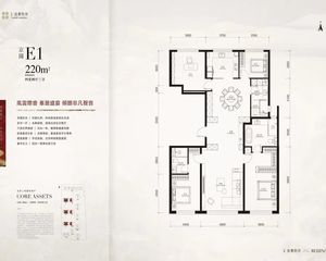 联系看房:西城中海京华玖序 有5种200多平主力户型,看描述