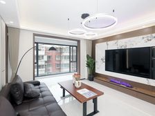 蓝岸森林 通透大两室落地窗 全新精装修 拎包入住 随时看房