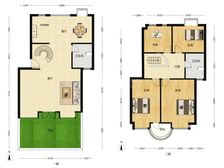 底价呈现,0.5%,有车库,还有车位,多层洋房复式带院子