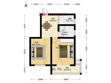 双轨交汇!中间楼层性价比两房!户型方正不靠马路!诚意出售