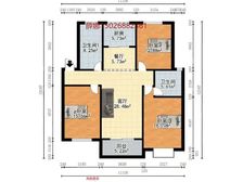 中间楼层新上全明飞机户型三房两卫位置好不临街