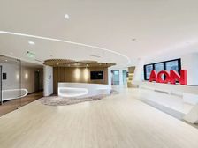 亮马河 盛福大厦 正对电梯 河畔风景 外资 独栋