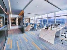 区亮马河旁边启皓大厦 新出正对电梯1000平精装