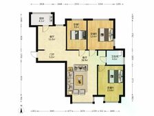 【拥金1】博朗园 3室2厅 122.22平 南北通透 中楼层