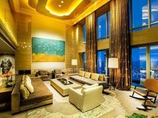 陆家嘴592平顶楼复式精装:从未住过:2010年中粮海景壹号