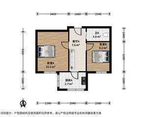 七里庄,中建一局南院,中间楼层,精装修,全南眼镜户型,丽泽